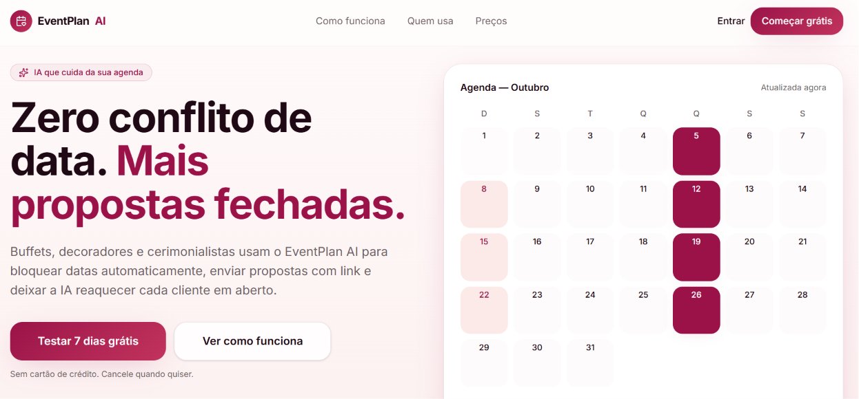 EventPlan AI – Plataforma Inteligente para Gestão de Eventos